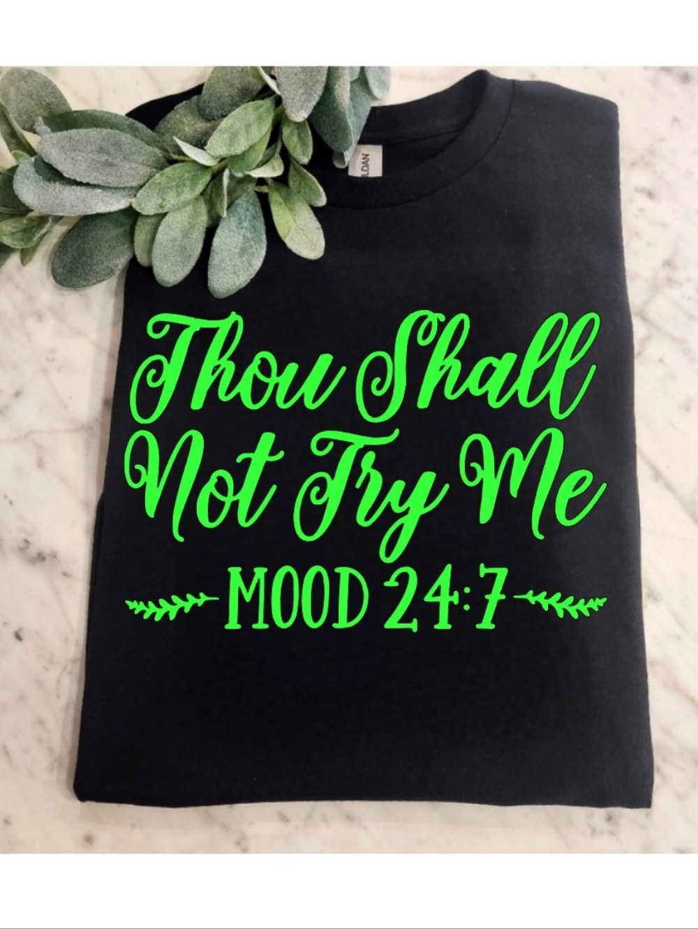 Funny shirt try me humor retro popular trending Green And Black Short Sleeve
